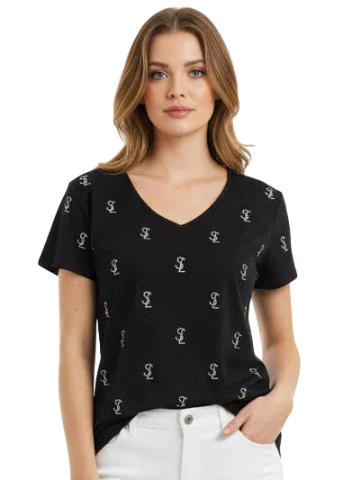 Embellished Symbol Tee BY SAMBARA