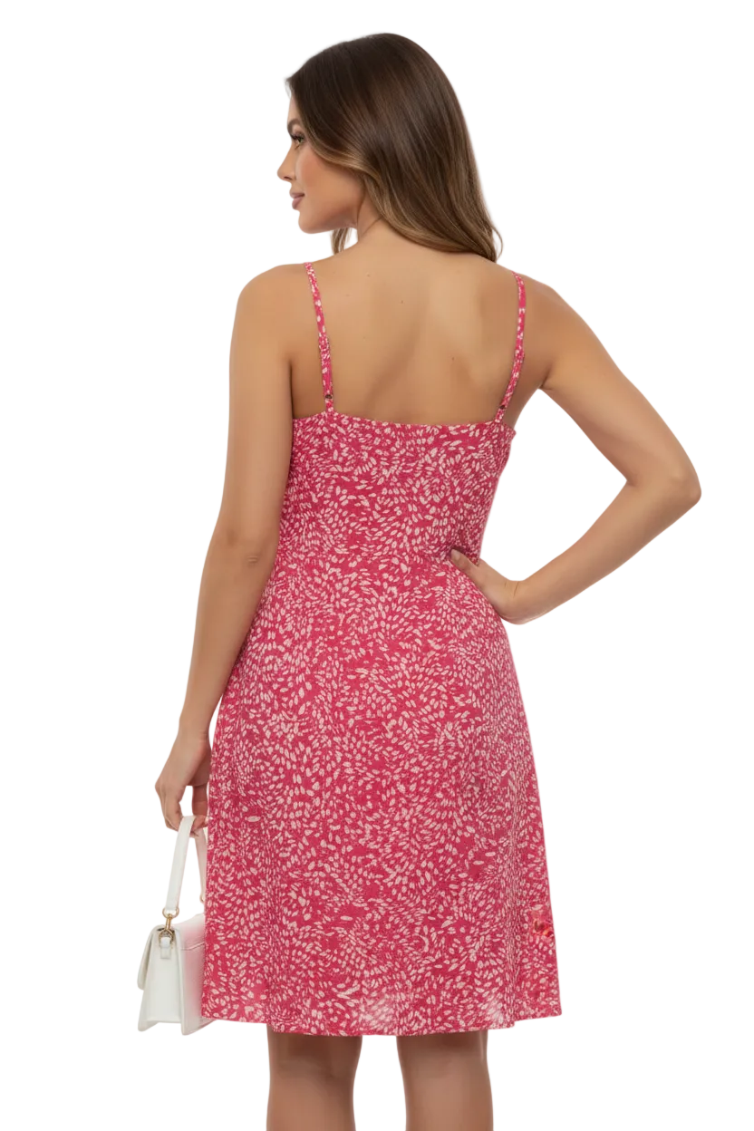 PRINT WRAP MIDI DRESS BY CINDY & SAMI