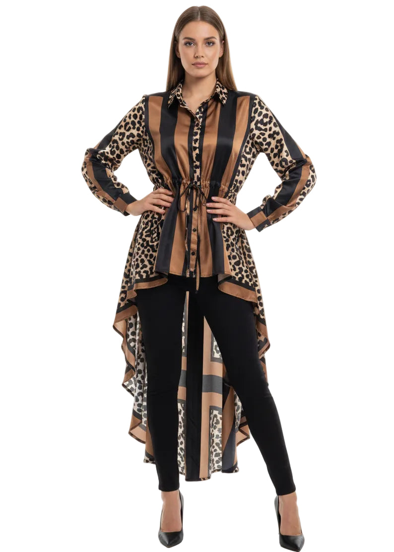 Adva Long Tail Blouse By Runway Secrets