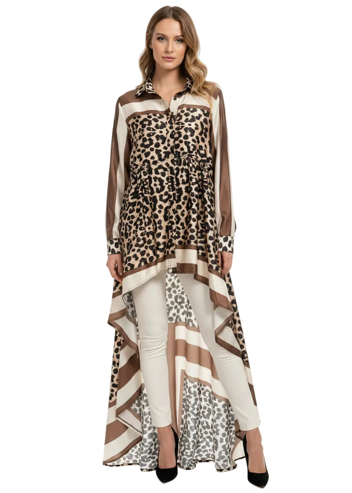Adva Long Tail Blouse By Runway Secrets