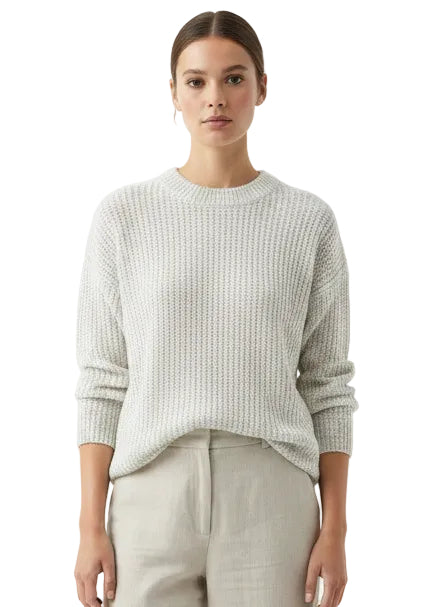 TEXTURED RIBBED KNIT LONG SLEEVE TOP BY TUTTI BELLA