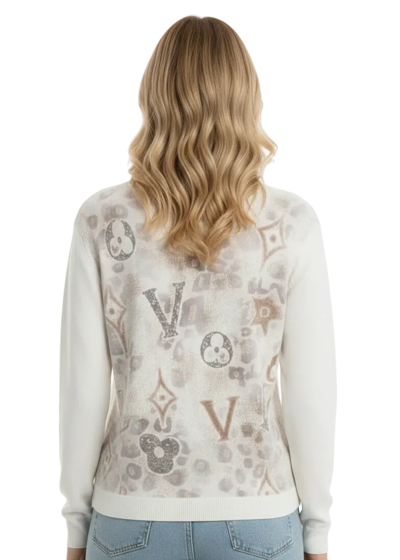 Monogram Muse Knit Top by Tutti Bella