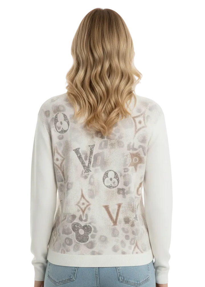 Monogram Muse Knit Top by Tutti Bella