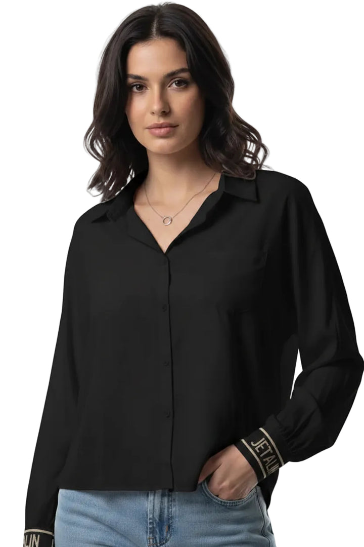 JE T’AIME SOFT TOUCH DRAPE SHIRT BY TUTTI BELLA