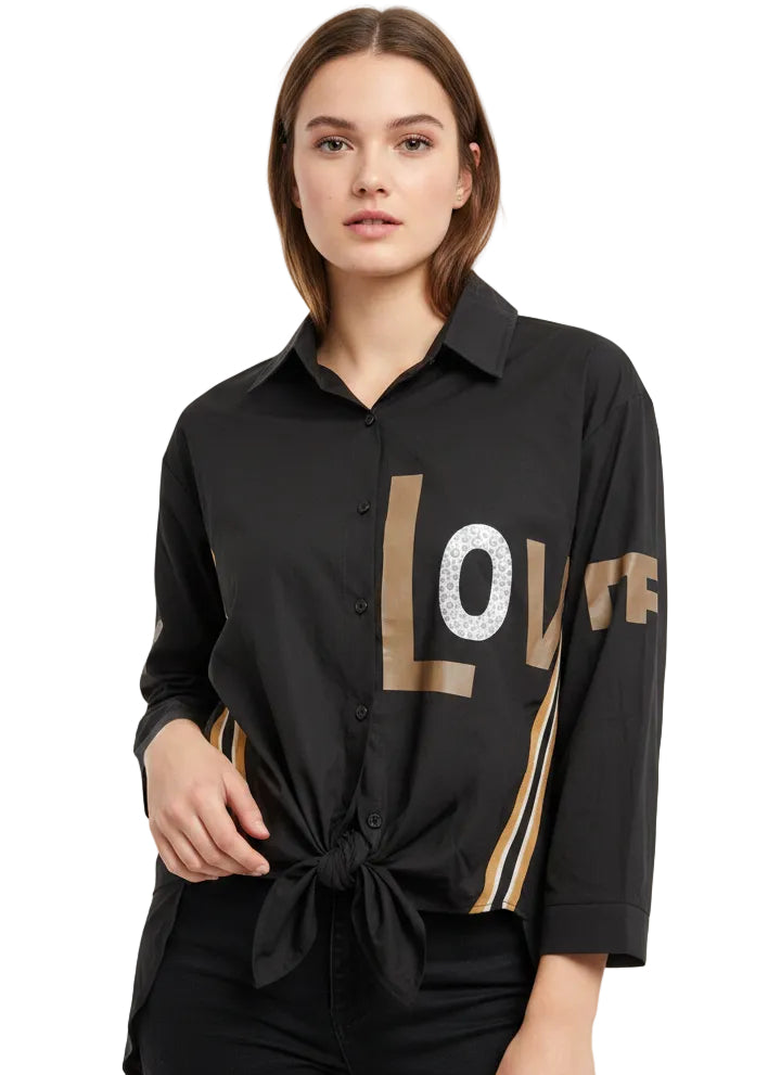 URBAN LOVE STRIPE SHIRT BY TUTTI BELLA