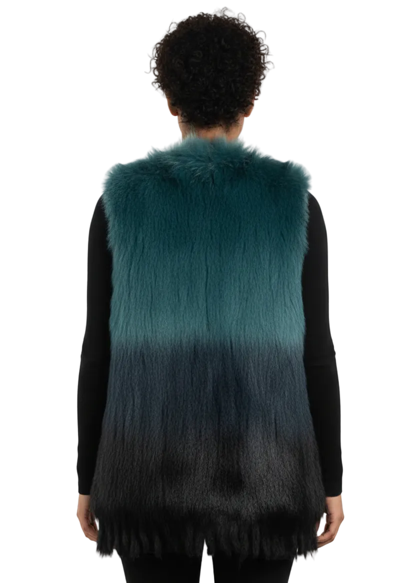 LUXE RABBIT FUR VEST BY RUNWAY SECRETS