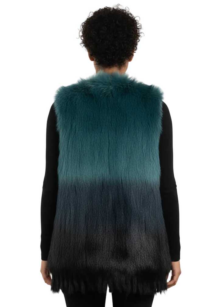 LUXE RABBIT FUR VEST BY RUNWAY SECRETS
