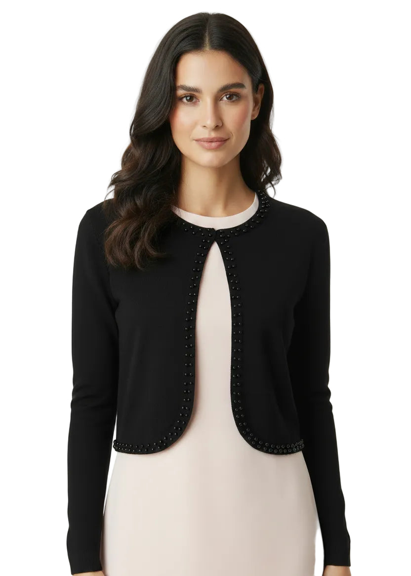 PEARL EDGE KNIT CARDIGAN – BY SAMBARA