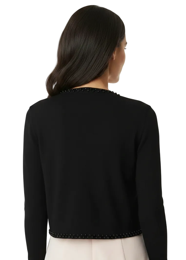 PEARL EDGE KNIT CARDIGAN – BY SAMBARA