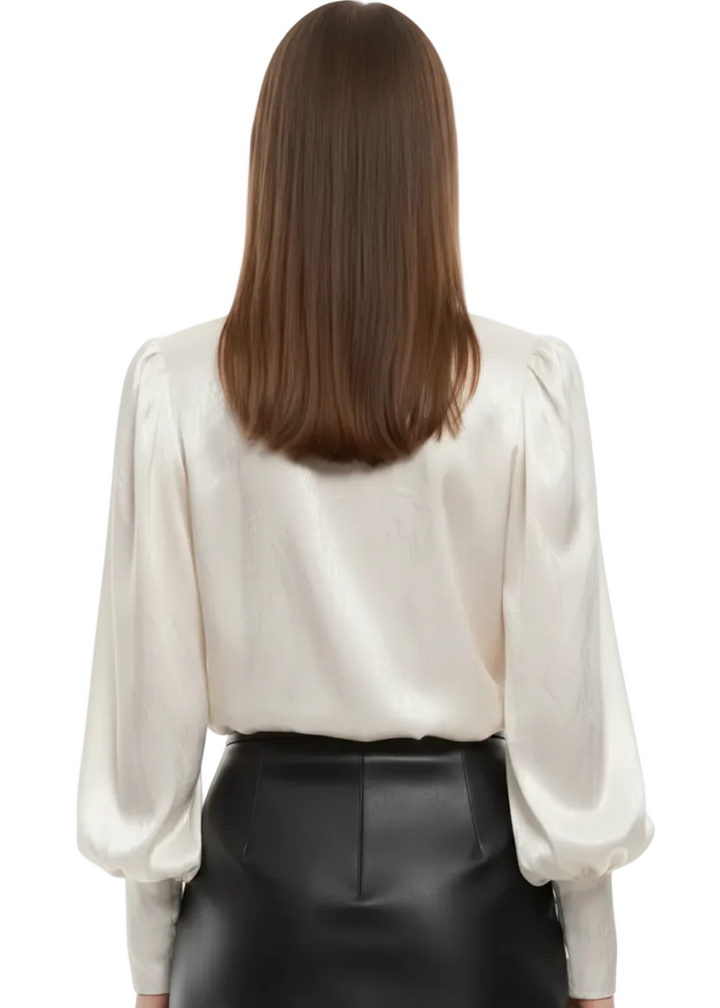 LUMIÈRE SATIN BLOUSE  BY FRIA