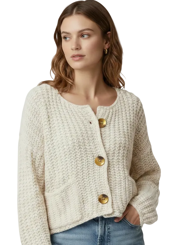 CHUNKY KNIT CARDIGAN BY FRIA