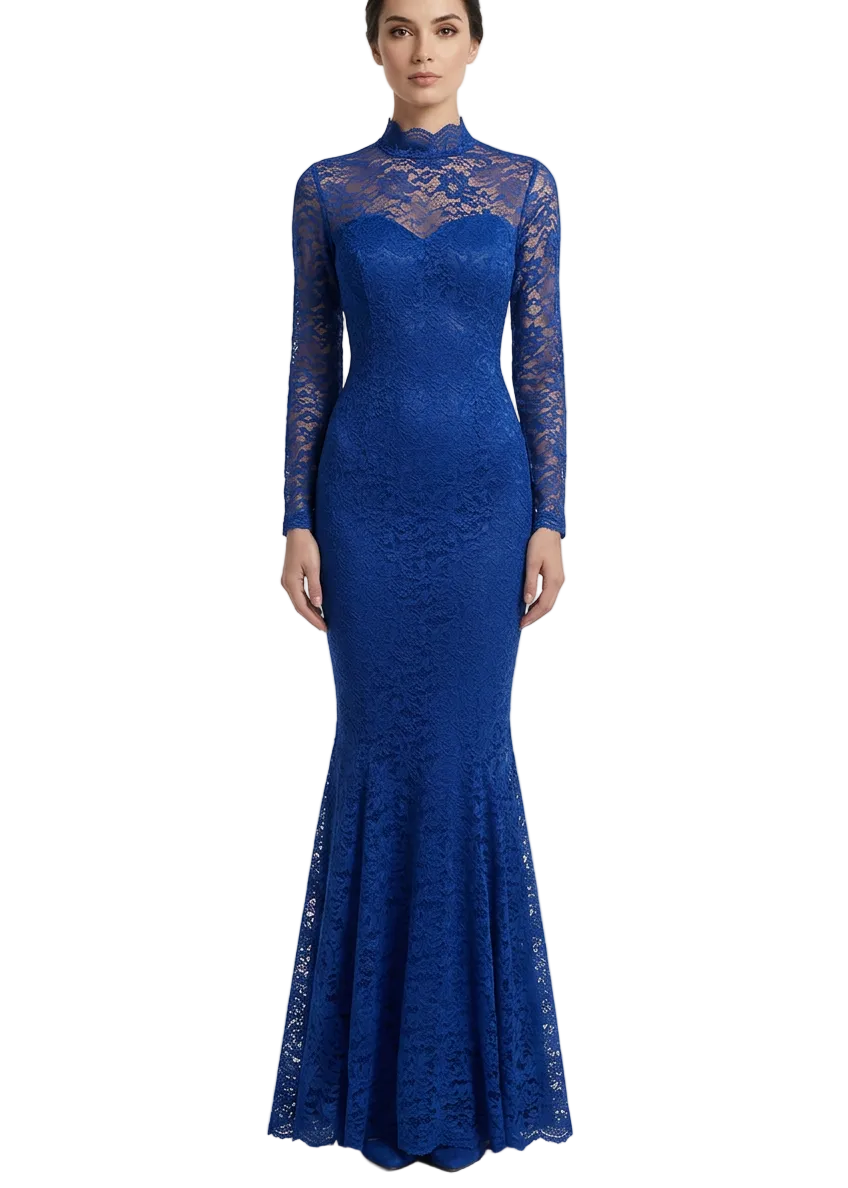 Seraphina Lace Evening Gown By Sambara