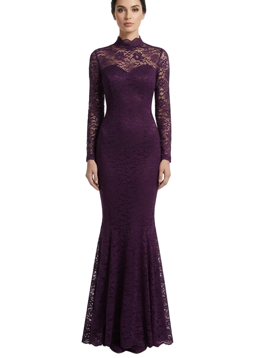 Seraphina Lace Evening Gown By Sambara