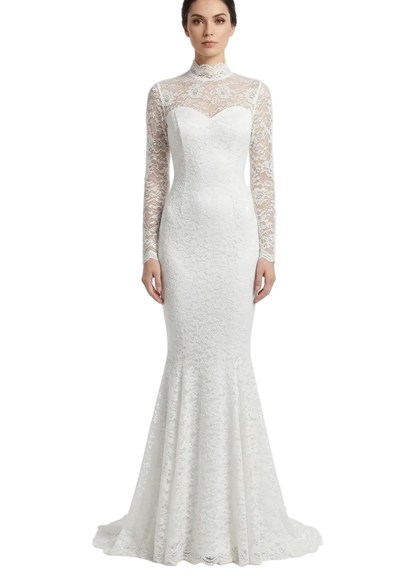 Seraphina Lace Evening Gown By Sambara