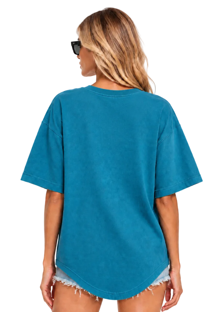 Varelle Crystal Emblem Relaxed Tee By Sambara