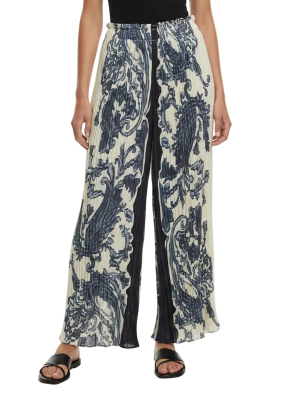 Adva Pleated Wide Leg Pants By Runway Secrets