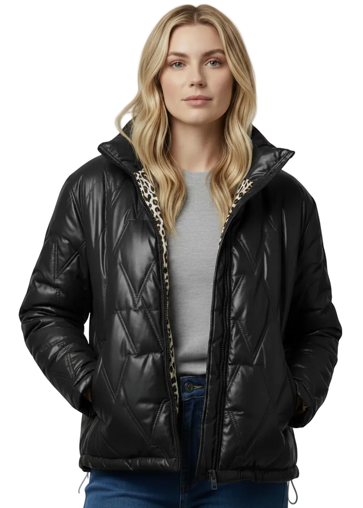 Reversible Quilted Puffer Jacket by Sambara