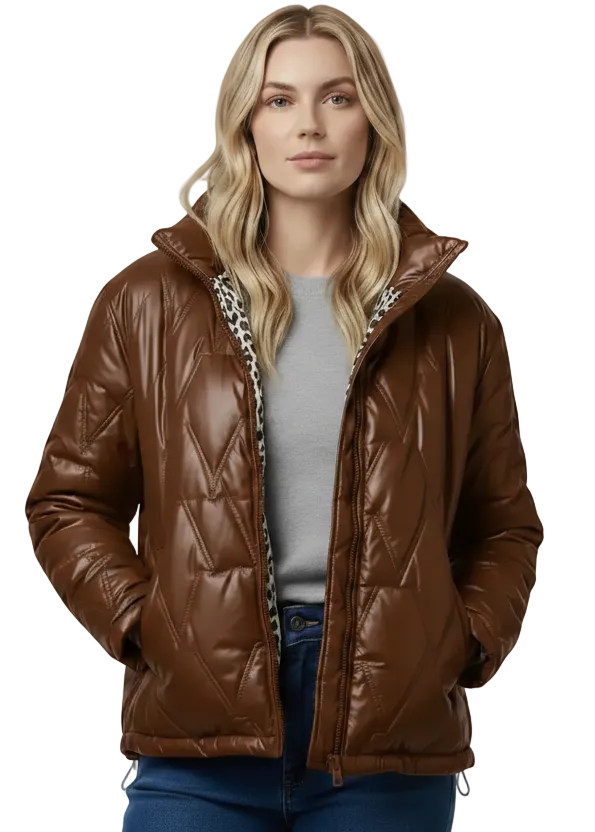 Reversible Quilted Puffer Jacket by Sambara