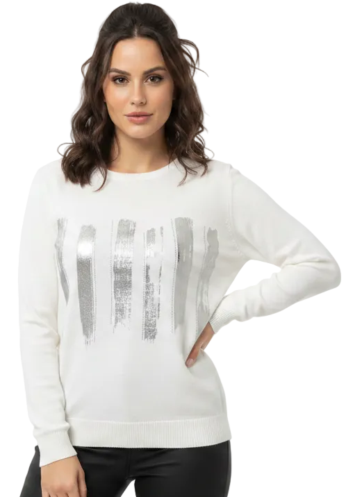 Silver Stroke Knit By Sambara