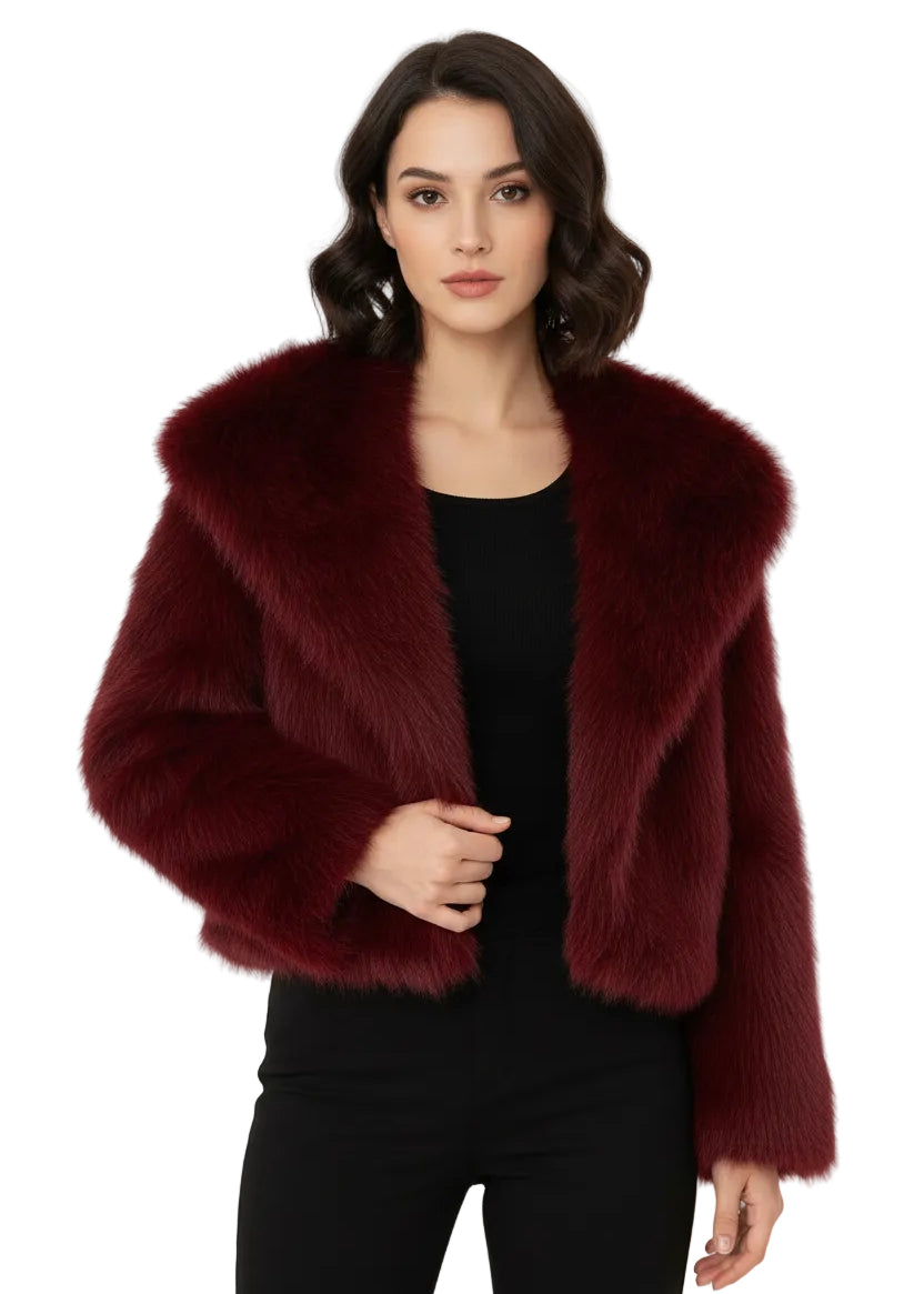 The Aspen Luxe Faux Fur Jacket By Runway Secrets