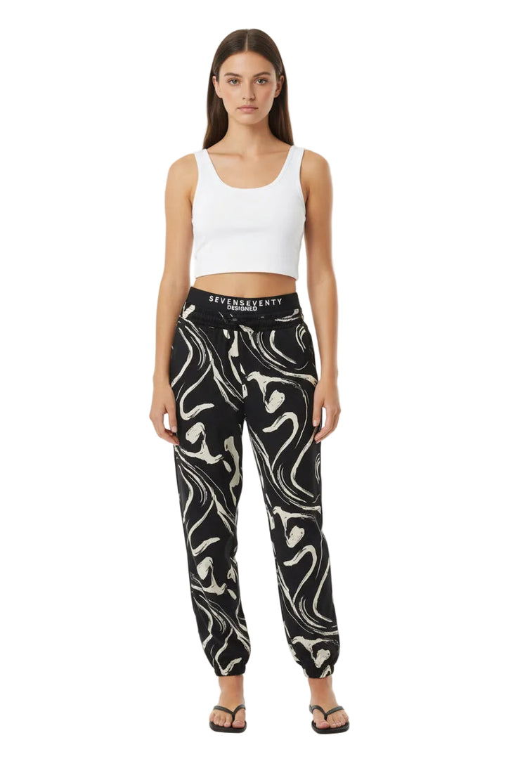 SAVANNA STRIPED PANTS BY SEVEN SEVENTY