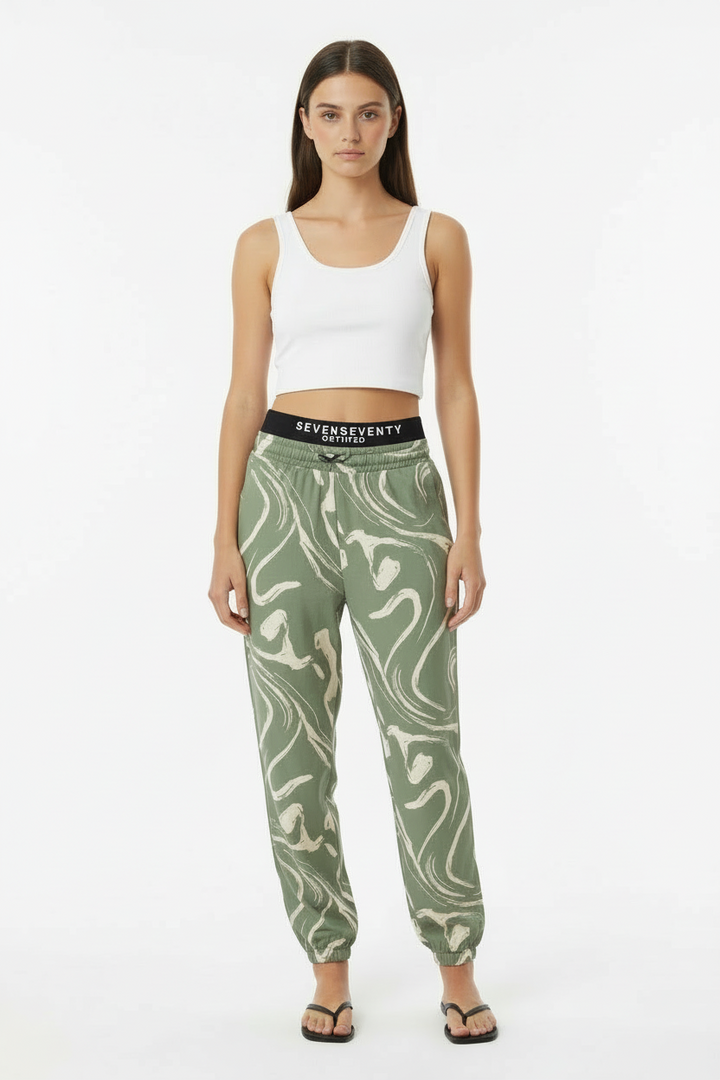 SAVANNA STRIPED PANTS BY SEVEN SEVENTY