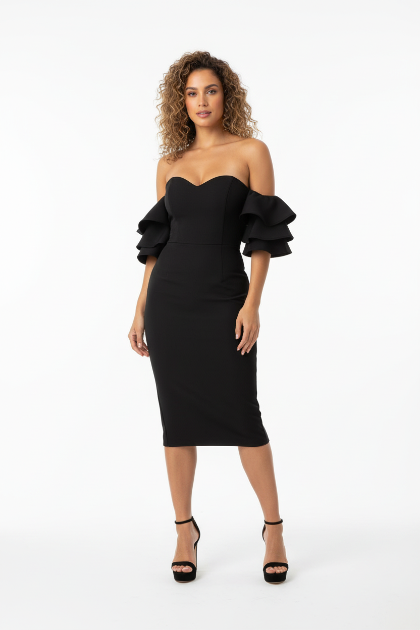 Off the shoulder dress | MALVA DRESS BY RUNWAY SECRETS