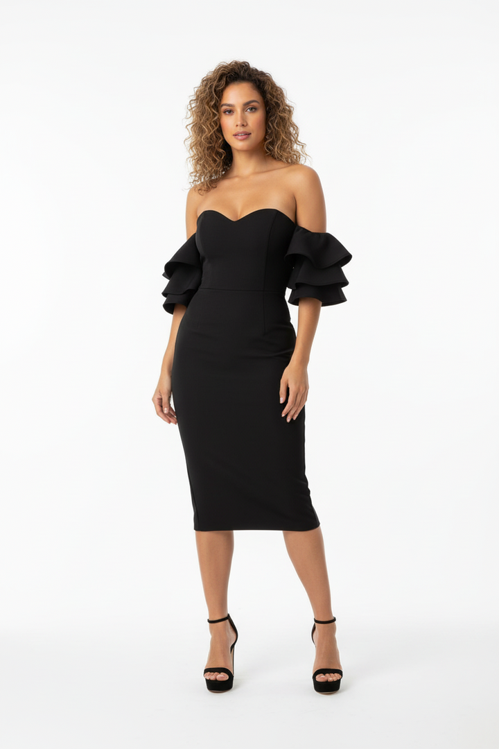 Off the shoulder dress | MALVA DRESS BY RUNWAY SECRETS