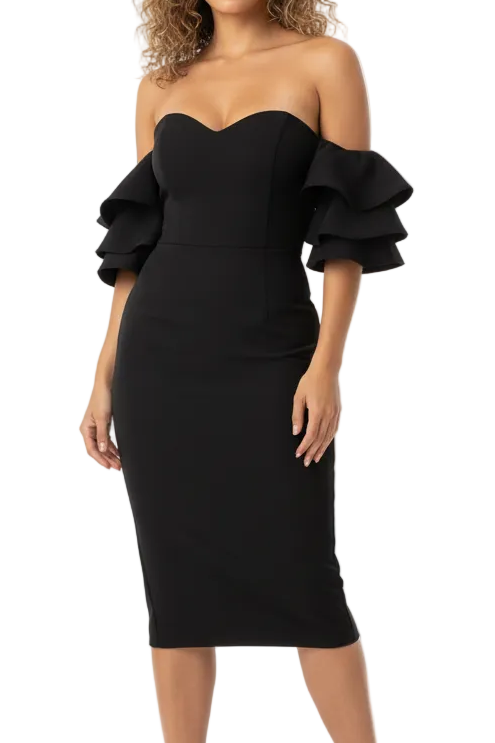 Off the shoulder dress | MALVA DRESS BY RUNWAY SECRETS