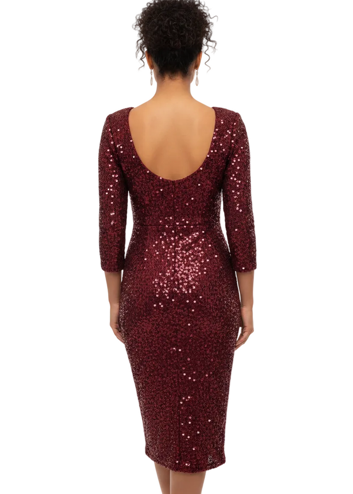 Ruby Royale Sequin Dress By Sambara