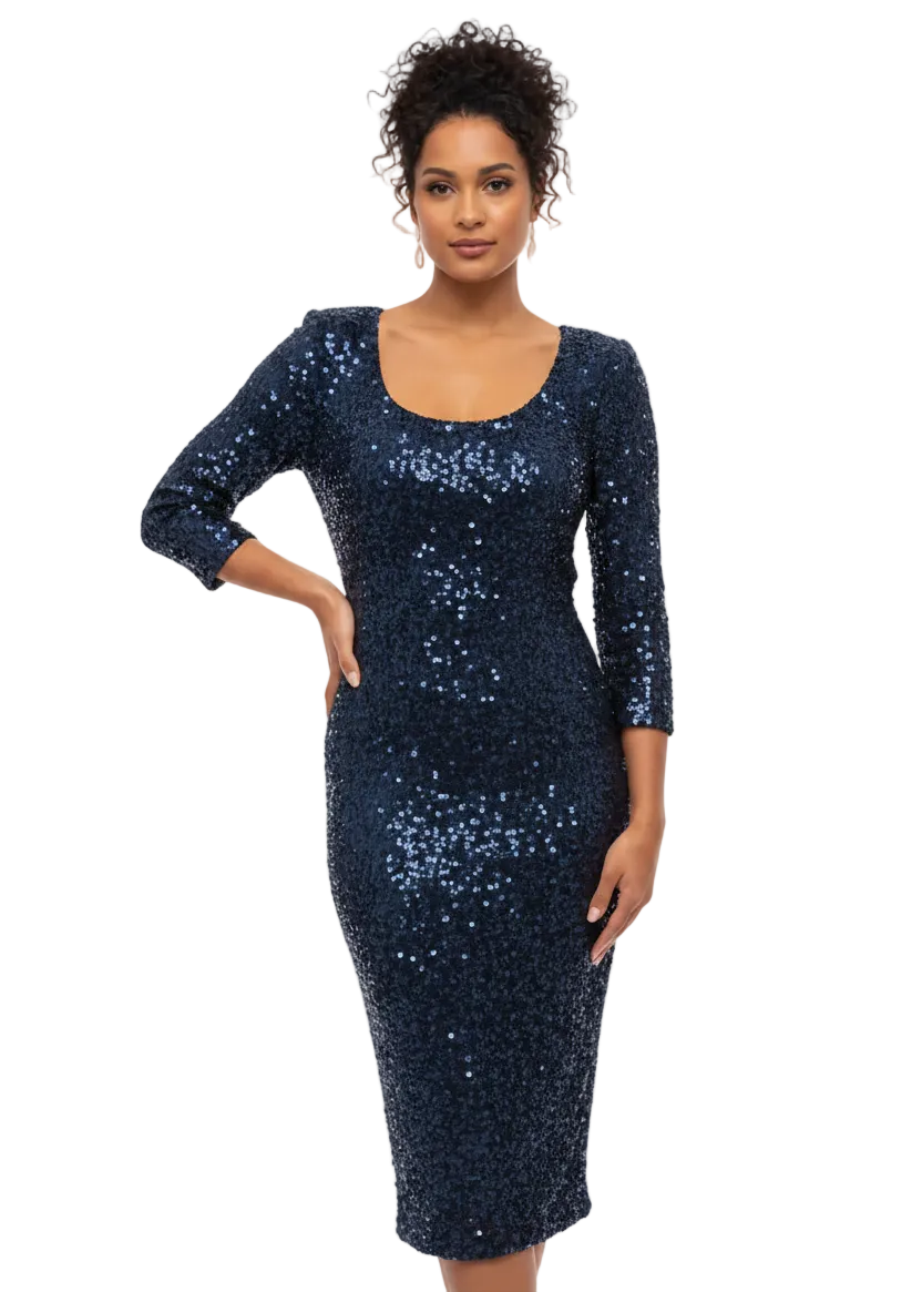 Ruby Royale Sequin Dress By Sambara