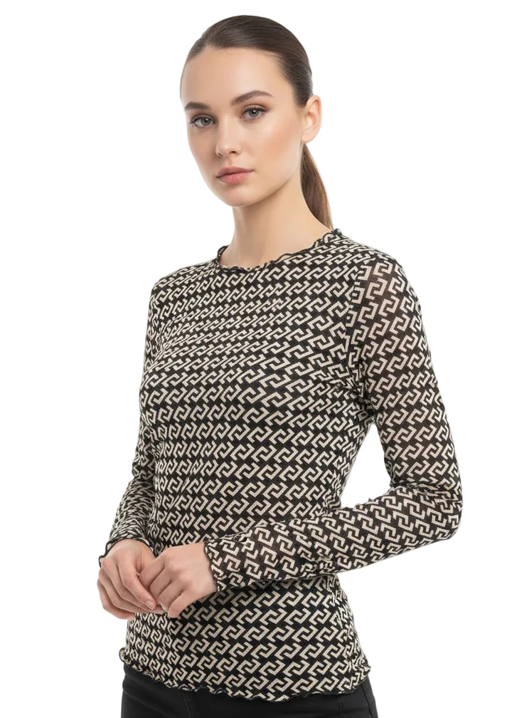 Monaco Print Top by Tutti Bella