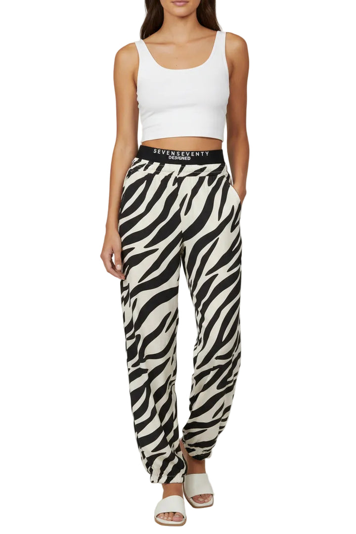 SAVANNA ZEBRA PANTS BY SEVEN SEVENTY