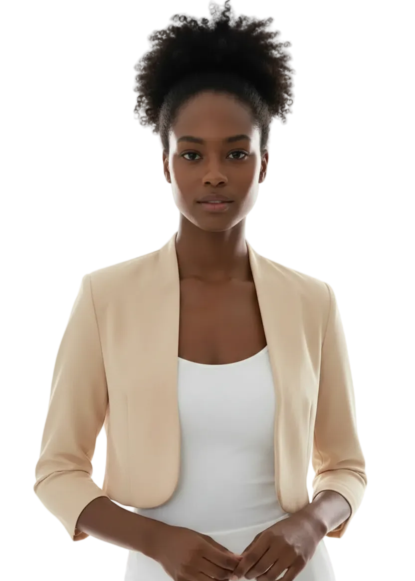 CITY CHIC CROPPED BLAZER – BY SAMBARA