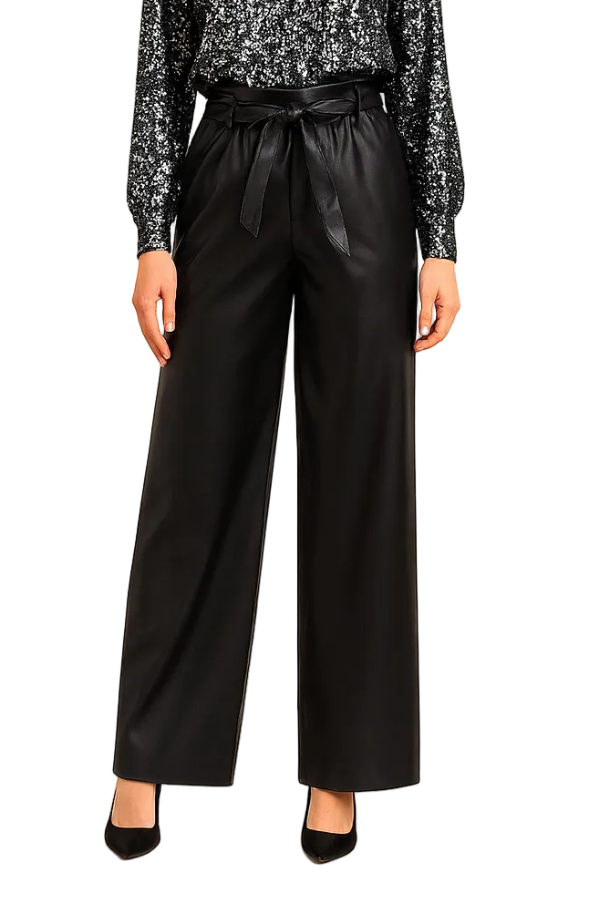 LEATHER LOOK CULOTTES