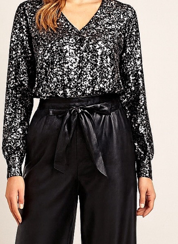 LEATHER LOOK CULOTTES