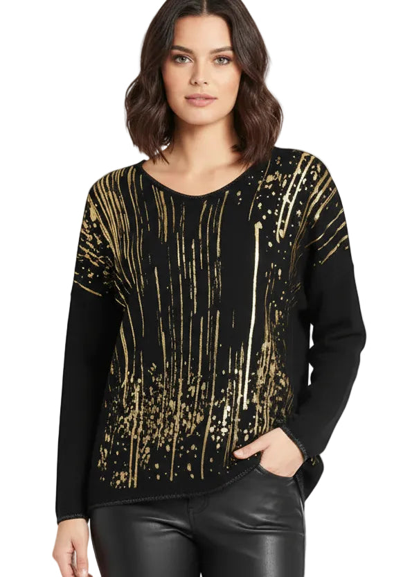 Gold Splash Knit by Tutti Bella