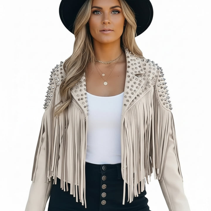 COWGIRL STUDDED JACKET BY RUNWAY SECRETS