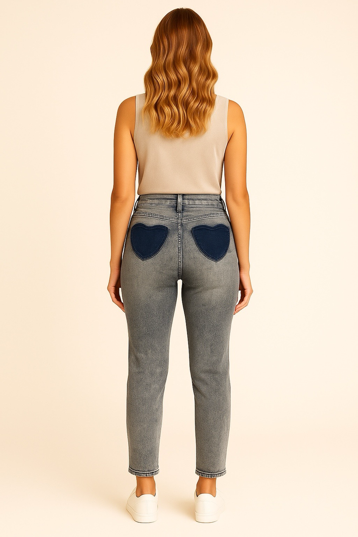 HEART POCKET JEANS