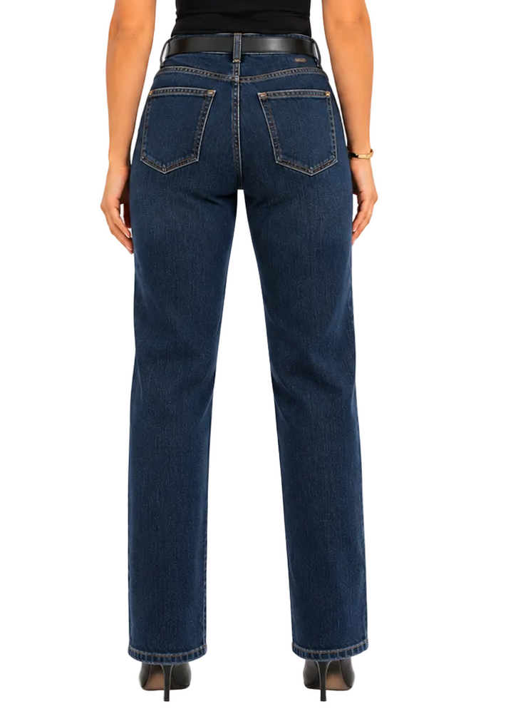 Soul Belted Straight Leg Jeans By Bianco