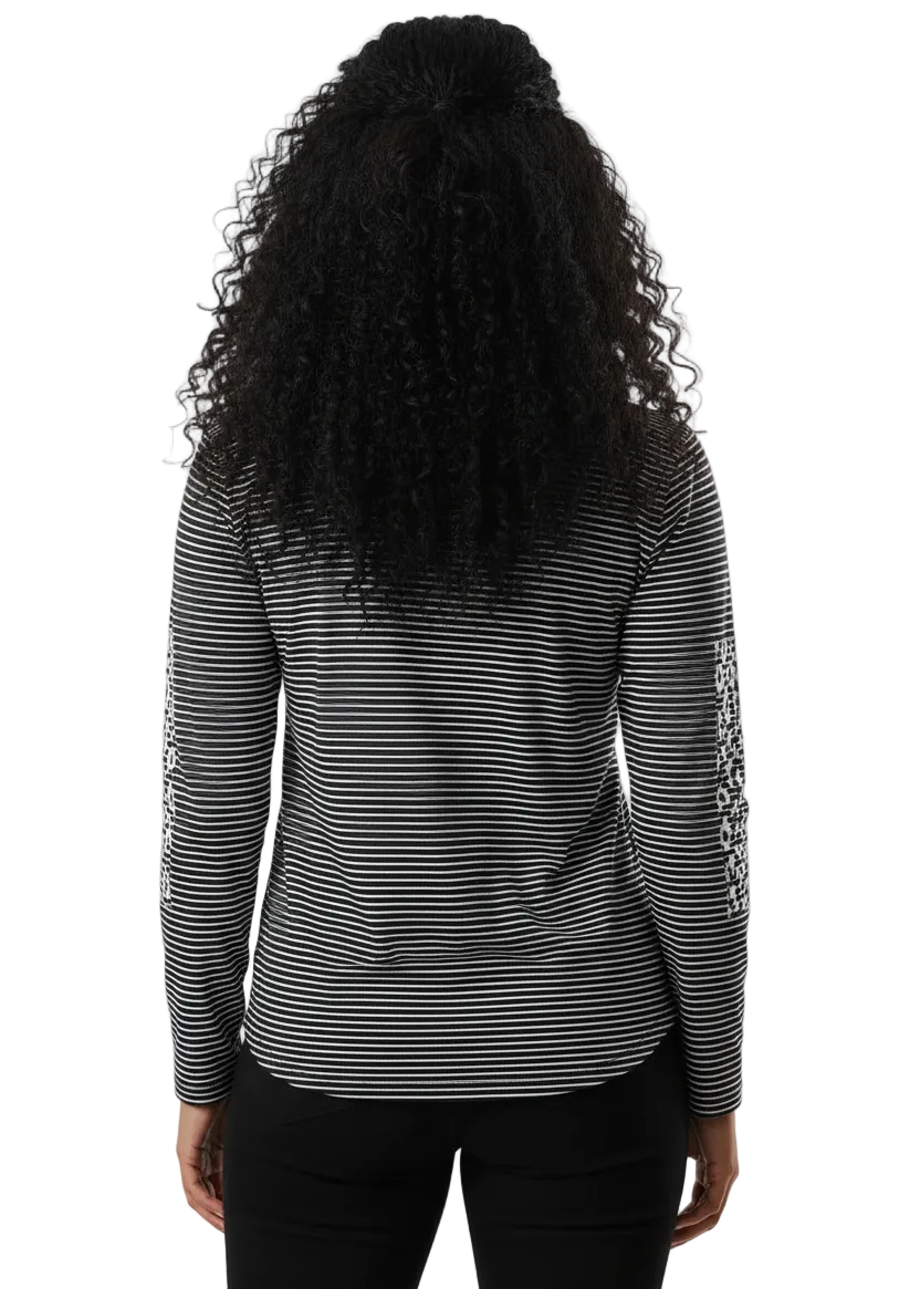 Long sleeve striped star top | PATTERN TOP BY SAMBARA