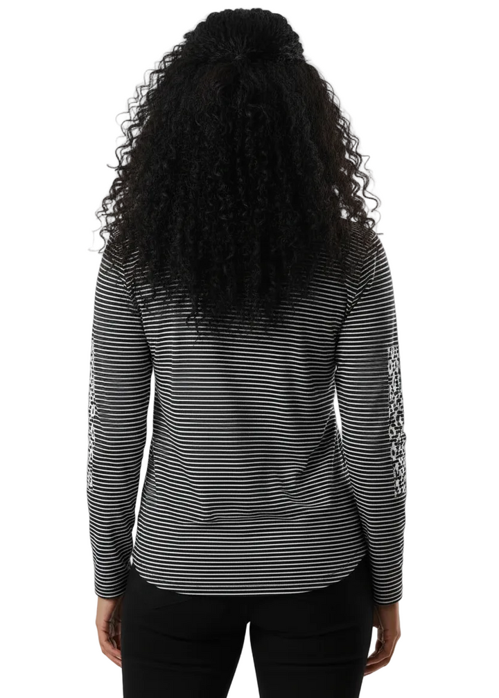 Long sleeve striped star top | PATTERN TOP BY SAMBARA