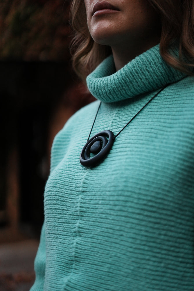 GEENA Black Necklace at Runway Secrets