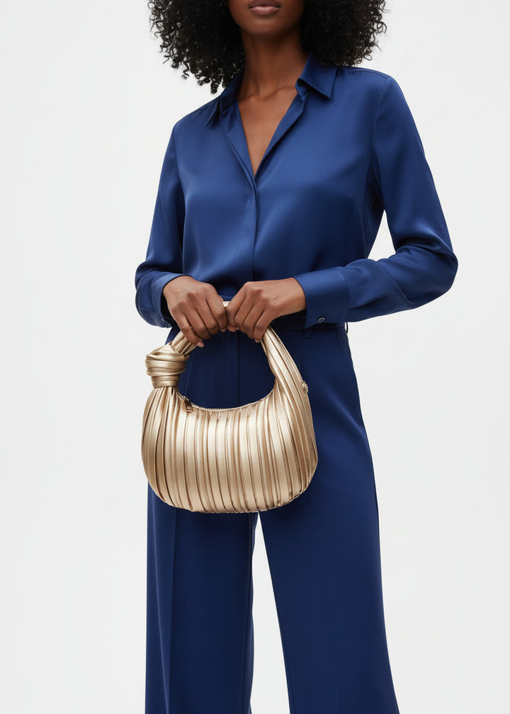 KNOTTED PLEATS BAG