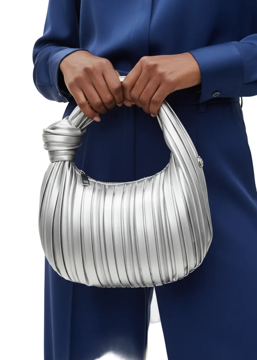 KNOTTED PLEATS BAG