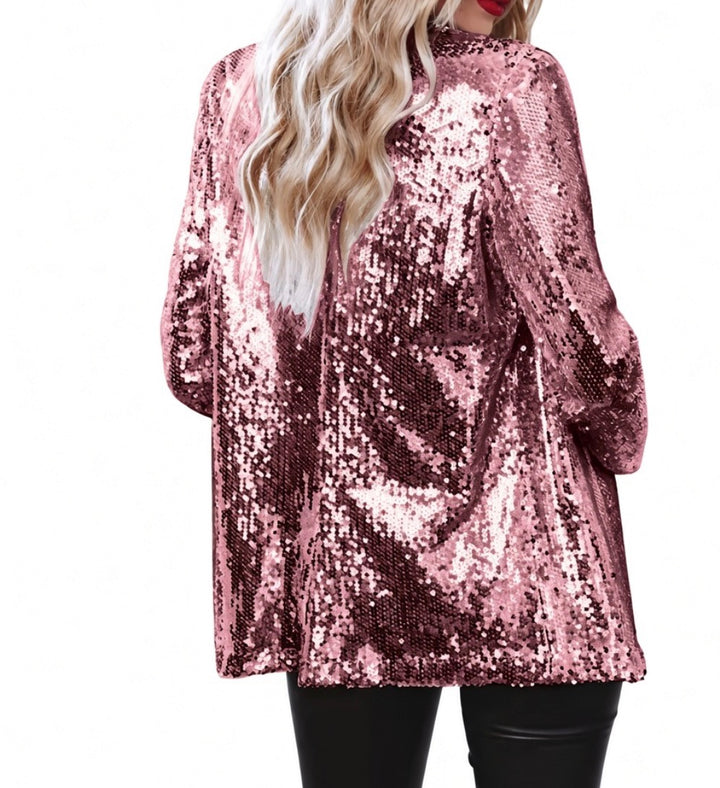 Luxe Glow Sequin Blazer By Runway Secrets