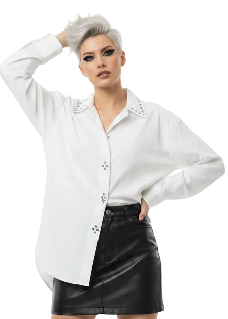 Sterling Stud Shirt by Seven Seventy
