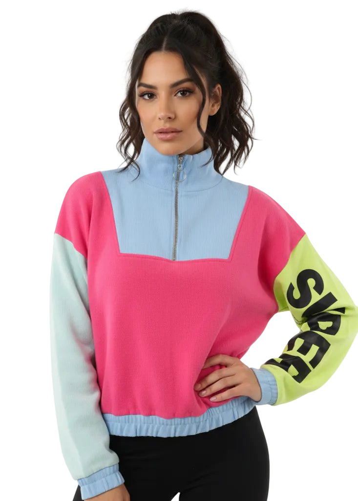 Candy Rush Zip Knit by Seven Seventy