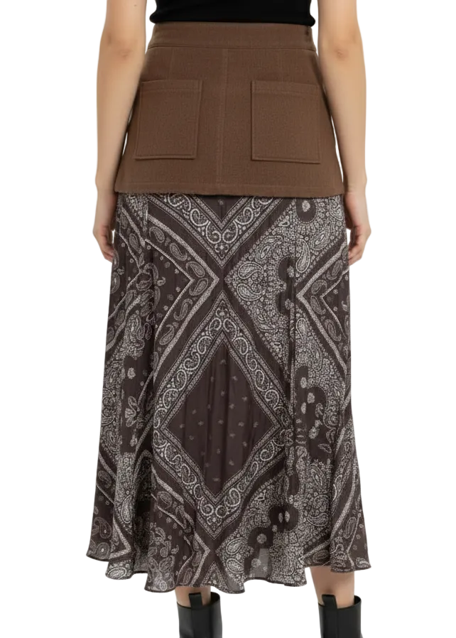 Savannah Utility Layered Skirt by Seven Seventy