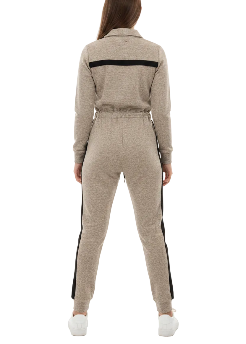 Urban Edge Zip Knit Jumpsuit by Seven Seventy